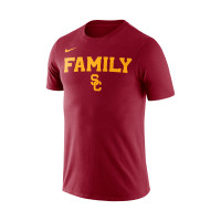 USC Trojans Nike Men's Cardinal SC Interlock Mens Family Cotton Verb T-Shirt